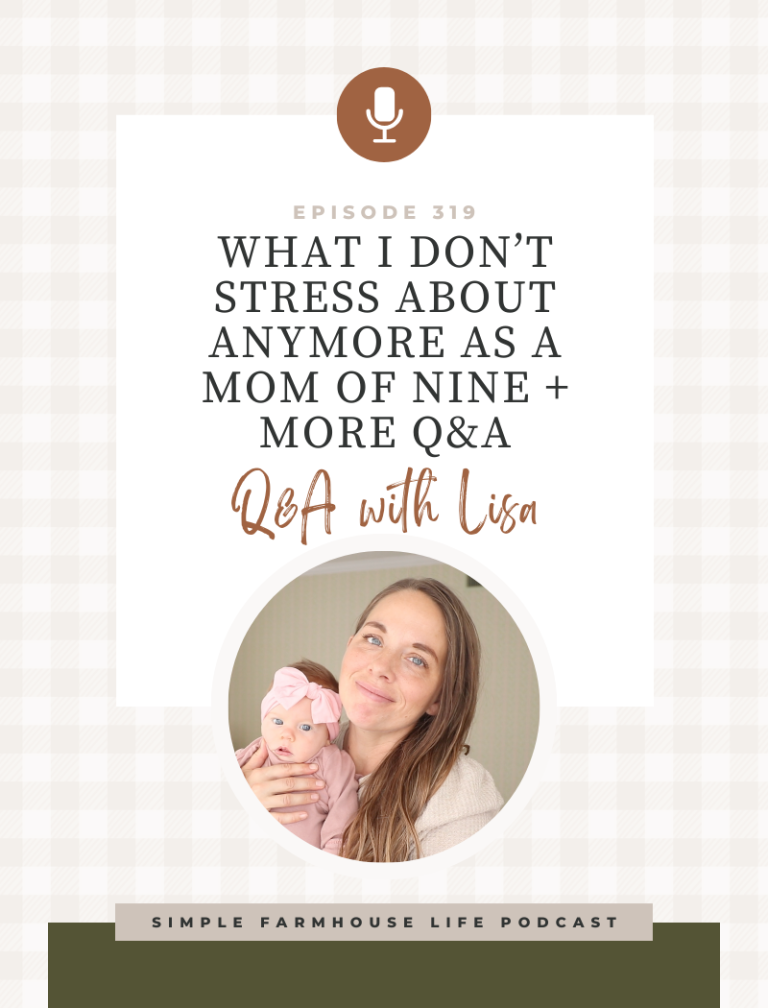 What I Don’t Stress About Anymore as a Mom of Nine + More Q&A (Episode 319)